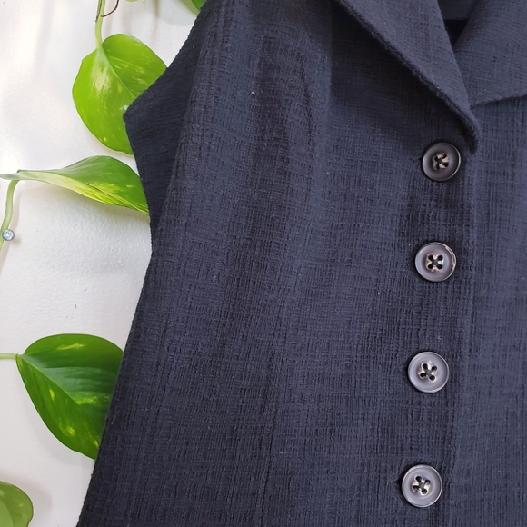 NWOT Ett:Twa x Anthro Eberhardt black vest top S - Picture 3 of 13